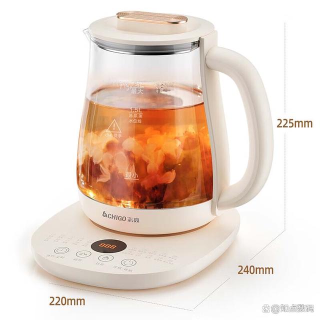 志高煮茶养生壶深度评测 1.5L黄金容量，8大炖煮功能真的够用吗？